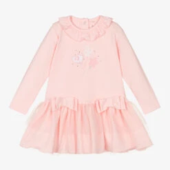 A Dee Pink Frill Dress