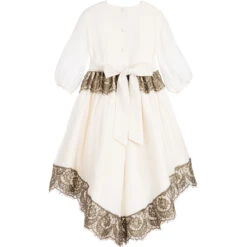 Aristocrat Kids Ivory Silk Handmade Dress -Twinkle Tots aristocrat kids ivory silk handmade dress 146974 b173b1f5d55db46d00179e56101e3dc075dd3a36