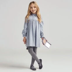 Babidu Girls Blue Viscose Stars Dress -Twinkle Tots babidu girls blue viscose stars dress 413439 fc4b1d64f1b6052f9dabeb2bf236de3095df077c outfit