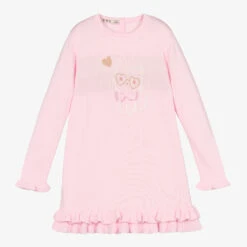 Everything Must Change Girls Pink Knitted Dress