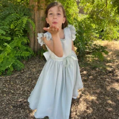 IAMe Girls Green Chiffon & Satin Dress -Twinkle Tots iame girls green chiffon satin dress 500448 d0e733545a2eb0c2fcdf7d29f3bcb4d65fb0aea5 outfit