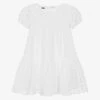 IDO Baby Girls White Cotton Poplin Dress -Twinkle Tots ido girls white cotton poplin dress 507731 27c9c88e08e38966f3bcc825846af0386299f38d