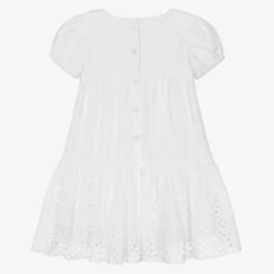 IDO Baby Girls White Cotton Poplin Dress 8 IDO Baby Girls White Cotton Poplin Dress -Twinkle Tots ido girls white cotton poplin dress 507731 947cbf655ec9cac536e565111790cc7786bdcec6