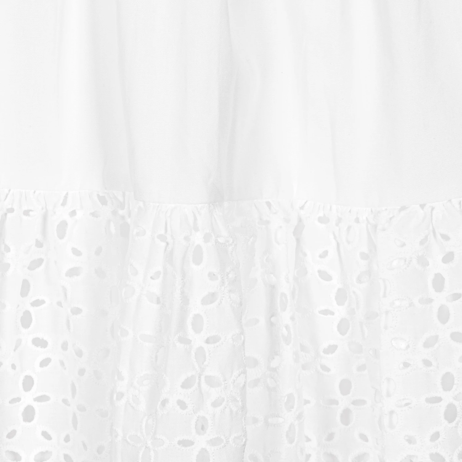 IDO Baby Girls White Cotton Poplin Dress 6 IDO Baby Girls White Cotton Poplin Dress - Image 4