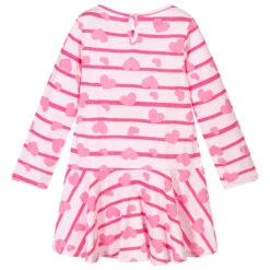 IDO Baby Pink Striped Cotton Dress -Twinkle Tots ido pink striped cotton dress 398404 480b2ffd6fdec6af9fe6188c7cc9d7dd03c34b00