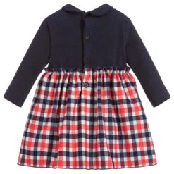 Il Gufo Baby Blue & Red Check Dress -Twinkle Tots il gufo baby blue red check dress 224460 6eef6abfdc900d5efd45dcc61b03ea10b240bb44