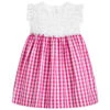 Il Gufo Girls Pink Gingham Dress -Twinkle Tots il gufo girls pink gingham dress 198793 55e9a10177e1b4248cc99280c0ebaf54817f28b8