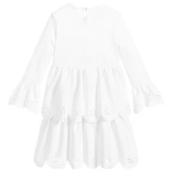 Il Gufo Girls White Lazercut Dress 6 Il Gufo Girls White Lazercut Dress -Twinkle Tots il gufo girls white lazercut dress 268846 53b08703aa2941b08f9dce6fd882f4820c7d1e6a