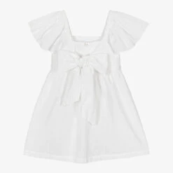 Laranjinha Girls White Linen & Cotton Dress -Twinkle Tots laranjinha girls white linen cotton dress 505614 71a20e292d196a30a0b9e03e1a1dccdae939e5fd
