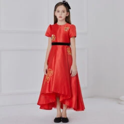 Front Page -Twinkle Tots le mu red gold satin dress 358916 b27cc929863ccfc05c75aea178b8362f11bdd6d5 outfit