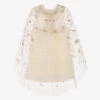 Maison Ava Girls Ivory Tulle Cape Dress -Twinkle Tots maison ava girls ivory tulle cape dress 506665 cfb325403315509de15abb7bfc1e1612cc2354fd