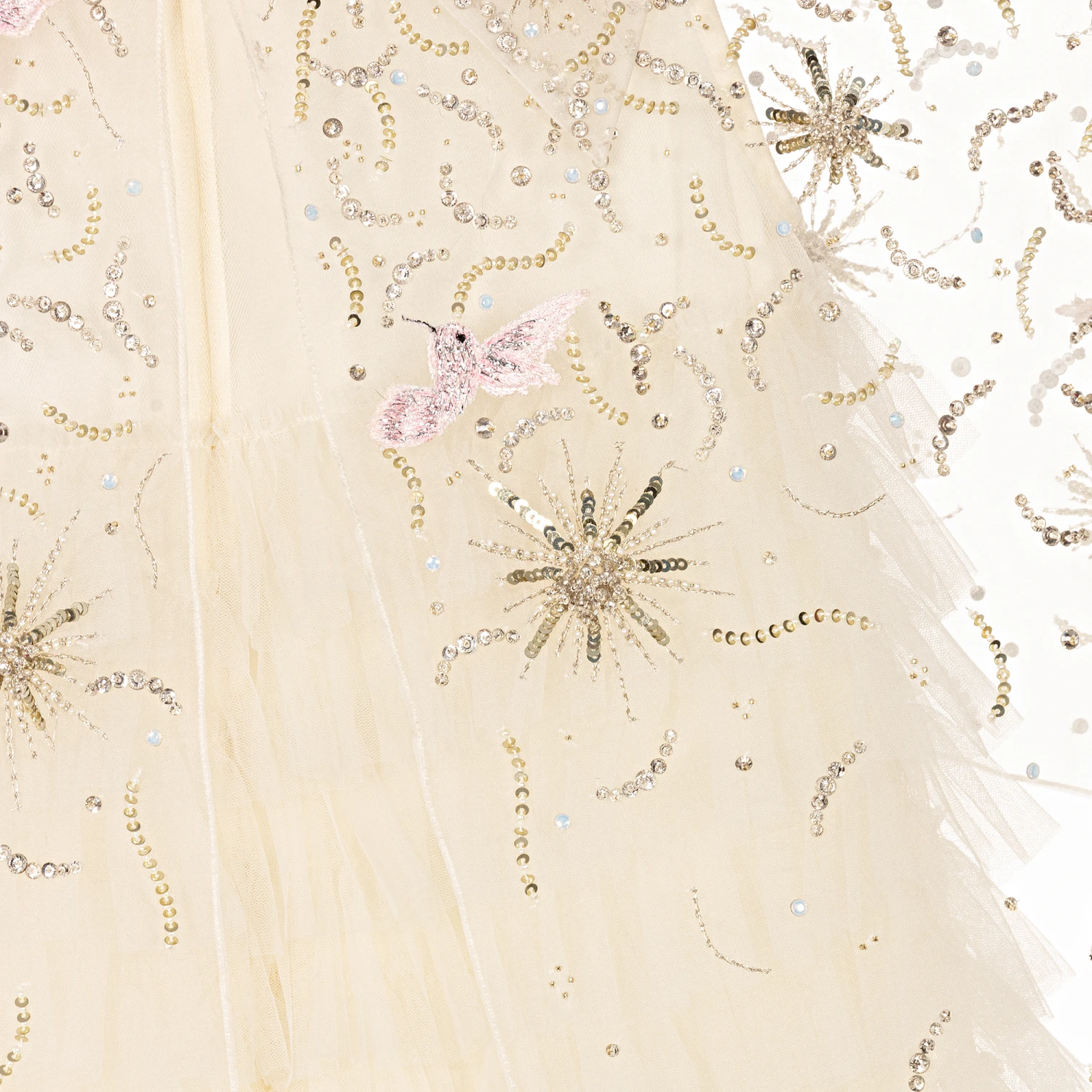 Maison Ava Girls Ivory Tulle Cape Dress 6 Maison Ava Girls Ivory Tulle Cape Dress - Image 4