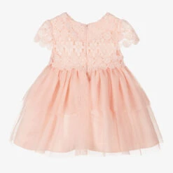 Mayoral Girls Pink Sparkly Lace & Tulle Dress -Twinkle Tots mayoral girls pink sparkly lace tulle dress 497113 febd7028e26339d24b9d91500072c50024aabcd5