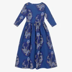 Mini Rodini Girls Blue Cotton Dress -Twinkle Tots mini rodini girls blue cotton dress 441666 be28d9879ced503081b790d647604b994daa557f