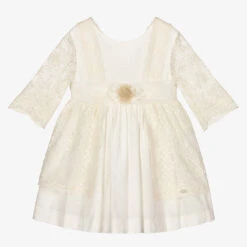 Miranda Girls Ivory Lace Dress