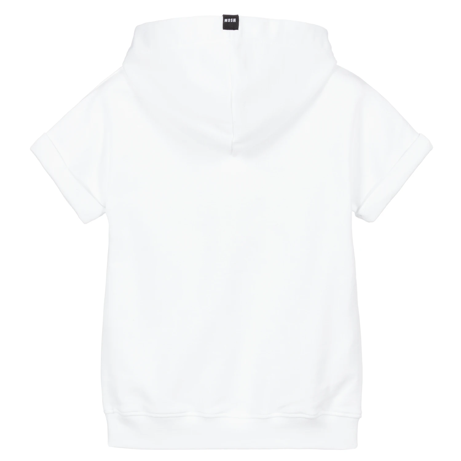 MSGM White Cotton Jersey Dress 4 MSGM White Cotton Jersey Dress - Image 2