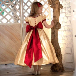 Front Page -Twinkle Tots nicki macfarlane girls gold red silk dress 133793 0dbc7f46d6ddd50cc7378afff1b95614db1aaf28 outfit