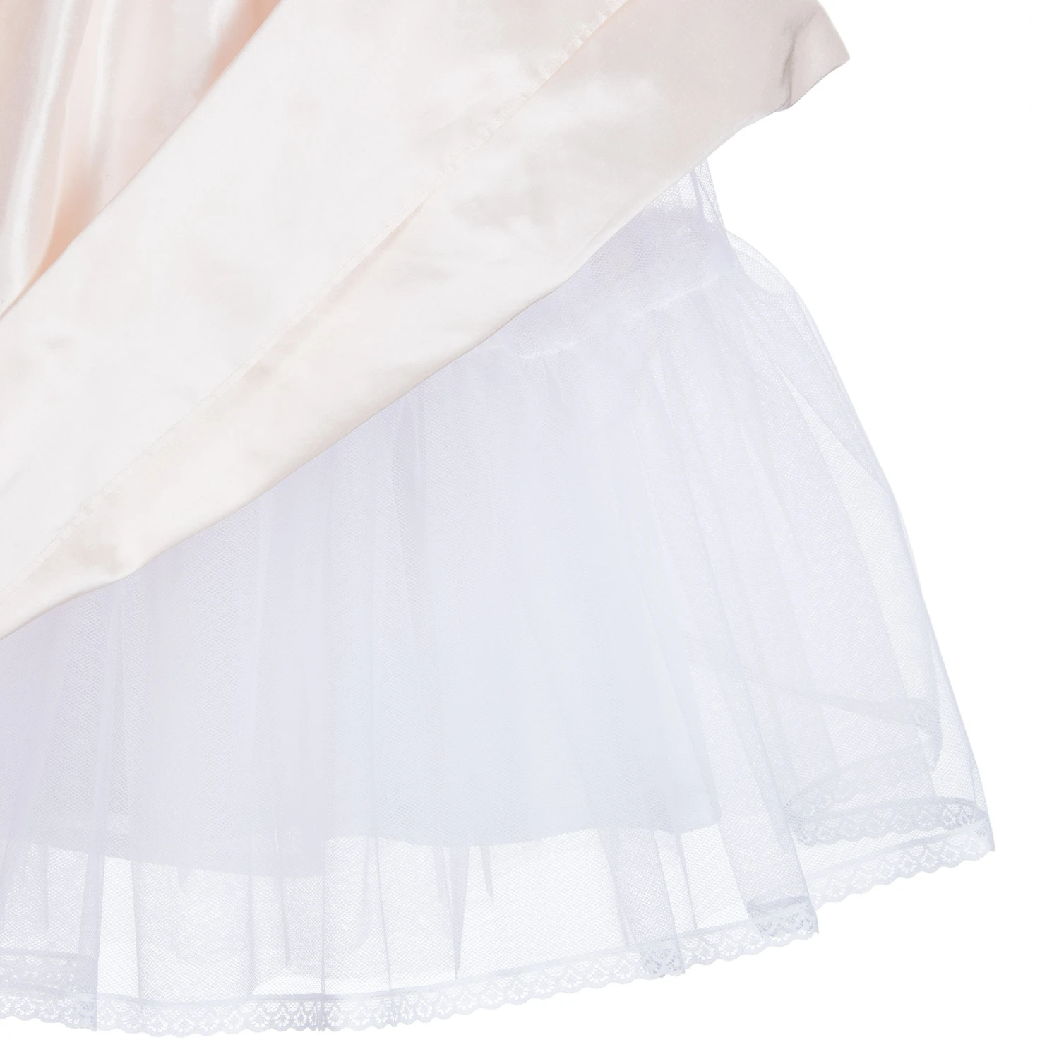 Nicki Macfarlane Girls Pink & Grey Silk Dress 7 Nicki Macfarlane Girls Pink & Grey Silk Dress - Image 5