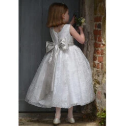 Nicki Macfarlane Silver Organza Dress & Silk Sash -Twinkle Tots nicki macfarlane silver organza dress silk sash 83920 e45a0d5c9440aa802917423eb557fa6dd0216dba outfit