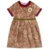 Pan Con Chocolate Brown & Pink Velvet Dress -Twinkle Tots pan con chocolate brown pink velvet dress 390838 ef99e4433b0aac38898d59f211f3f3b8562f1139