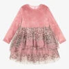Pan Con Chocolate Girls Pink Velour & Tulle Dress -Twinkle Tots pan con chocolate girls pink velour tulle dress 459491 c6009401371d0d4815a4cac2946761feca643697