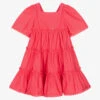 Patachou Girls Pink Cotton Poplin Tiered Dress 1 Patachou Girls Pink Cotton Poplin Tiered Dress -Twinkle Tots patachou girls pink cotton poplin tiered dress 493042 25fd1f1e3538477f536f75f1809b15bee46d5460