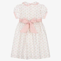 Patachou Girls Pink Smocked Cotton Floral Dress 6 Patachou Girls Pink Smocked Cotton Floral Dress -Twinkle Tots patachou girls pink smocked cotton floral dress 493034 adcac80525bef927ec15157edf0180c68634da01