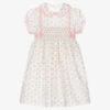 Patachou Girls Pink Smocked Cotton Floral Dress -Twinkle Tots patachou girls pink smocked cotton floral dress 493034 d1b0889ec942622b9bc4c3d730a8232648490d63