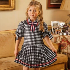 Piccola Speranza Girls Black Houndstooth Dress -Twinkle Tots piccola speranza girls black houndstooth dress 404838 d0870a3e6a04a81fa49394cf65eb2707a1cc65de outfit