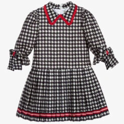 Piccola Speranza Girls Black Houndstooth Dress -Twinkle Tots piccola speranza girls black houndstooth dress 404838 ddf43947d13ff38b3ef945c073639a2abe77ec32