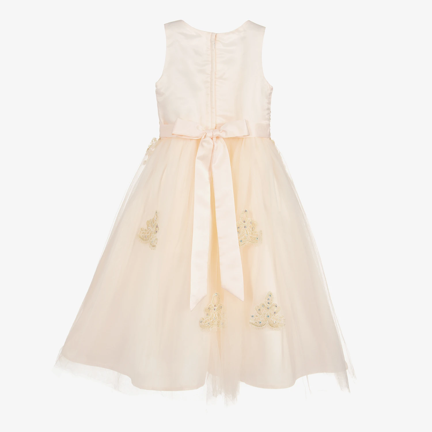 Romano Princess Pink & Gold Lace Dress 5 Romano Princess Pink & Gold Lace Dress - Image 3