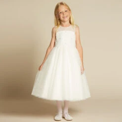 Sarah Louise Girls Ivory Embellished Tulle Dress 12 Sarah Louise Girls Ivory Embellished Tulle Dress -Twinkle Tots sarah louise girls ivory embellished tulle dress 121408 191cac9c35578649524199fe8a42e6d8e5a53308