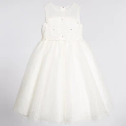 Sarah Louise Girls Ivory Embellished Tulle Dress 13 Sarah Louise Girls Ivory Embellished Tulle Dress -Twinkle Tots sarah louise girls ivory embellished tulle dress 121408 3b940a9701e5c6783abafff18ea4c89e97a85622