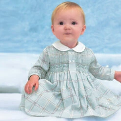Sarah Louise Girls Mint Check Smocked Dress -Twinkle Tots sarah louise girls mint check smocked dress 401541 b71480a372806f94aeed48f4ab9d2186e0c2df1e outfit