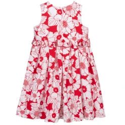 Sarah Louise Red Floral Cotton Dress -Twinkle Tots sarah louise red floral cotton dress 417883 96c63d303ebe30121dbf066c8da09fd0f90b547f