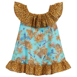 Front Page -Twinkle Tots selini action blue leopard print dress 301276 c0971c3754eed3a69c02969c3a104b554a2a8bb4