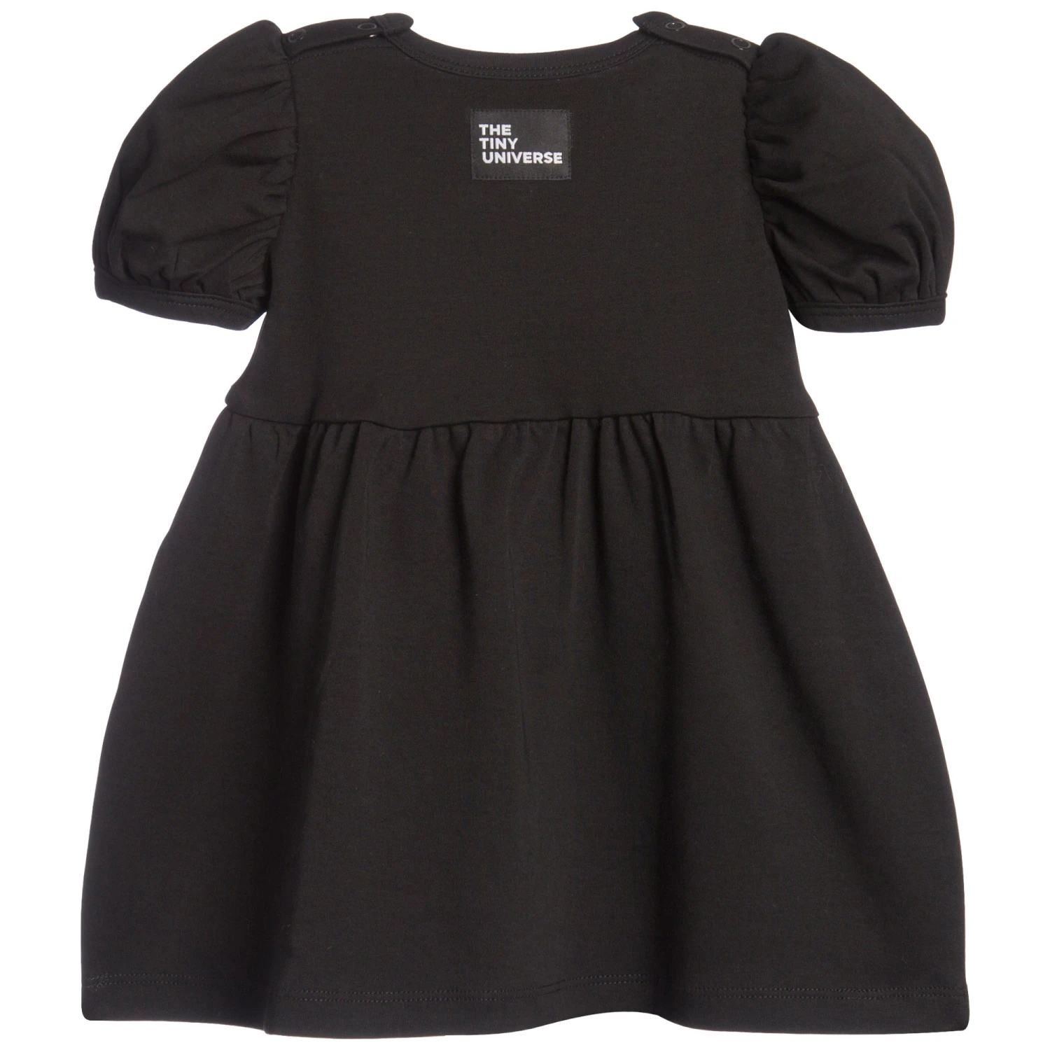 The Tiny Universe Black 'Tiny Chapel' Cotton Jersey Dress 5 The Tiny Universe Black 'Tiny Chapel' Cotton Jersey Dress - Image 3