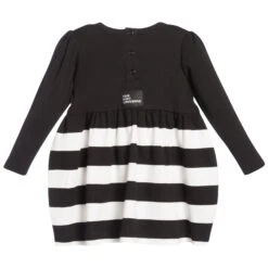 The Tiny Universe Black 'Tiny Waves' Cotton Jersey Dress -Twinkle Tots the tiny universe black tiny waves cotton jersey dress 107334 32beb055643948316436f9dffaf879d2d6b16f2d