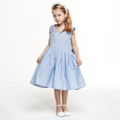 The Tiny Universe Girls Blue Ruffle Poplin Dress 6 The Tiny Universe Girls Blue Ruffle Poplin Dress -Twinkle Tots the tiny universe girls blue ruffle poplin dress 491150 6a8e57ae85dfe3ccedd85964d7c83d9218281693 outfit