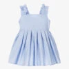 The Tiny Universe Girls Blue Ruffle Poplin Dress -Twinkle Tots the tiny universe girls blue ruffle poplin dress 491150 853f88a6347419e1118998c1c3a37778c0737bc2