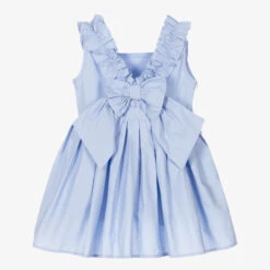 The Tiny Universe Girls Blue Ruffle Poplin Dress 7 The Tiny Universe Girls Blue Ruffle Poplin Dress -Twinkle Tots the tiny universe girls blue ruffle poplin dress 491150 a884b4c90871b0d655399dba920fad33adfe27c5