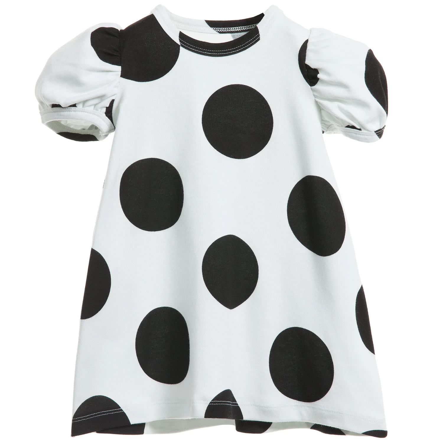 The Tiny Universe Ivory 'The Tiny Dot' Jersey Dress 3 The Tiny Universe Ivory 'The Tiny Dot' Jersey Dress