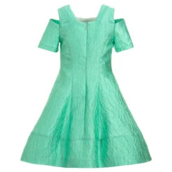 ValMax Girls Green Silk Blend Dress -Twinkle Tots valmax girls green silk blend dress 245344 8b7b85e72fc2136f33bb2618947cc520e4dc754f