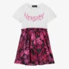 Versace Girls White & Pink Barocco Dress -Twinkle Tots versace girls white pink barocco dress 513464 cd8a56333393a346df871ebe731f2463c59143fa